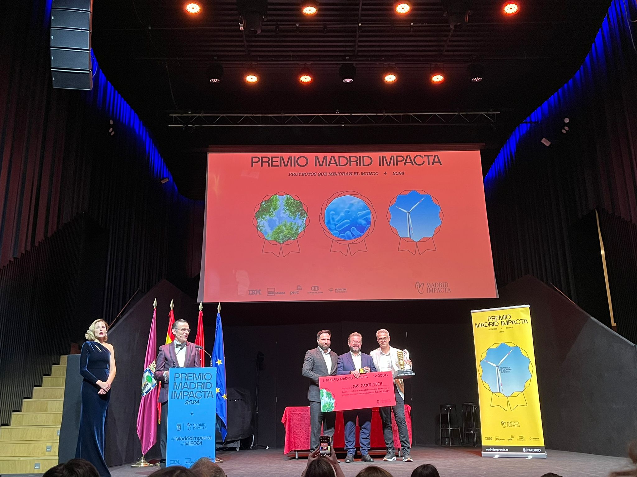 MAS MAYOR TECH recibe el primer Premio Madrid Impacta 2024